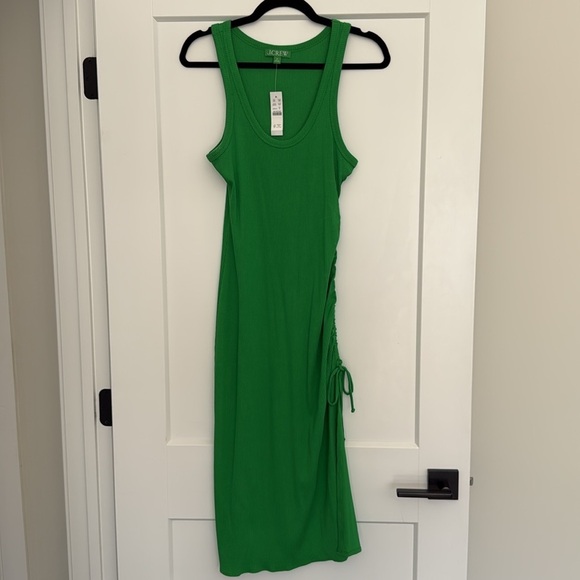 NWT J Crew Ruched midi dress in vintage rib​​​ - Picture 3 of 5